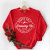 North Pole Brewing Co, Premium Christmas Spirit Christmas Sweatshirt Sweatshirt Red S