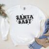 Santa Baby Christmas Sweatshirt Gift Sweatshirt White S