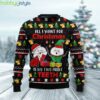 All I Want For Christmas Is My Two Front Teeth Ugly Christmas Sweater Product Photo 1