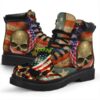 American Skull American Flag Amazing Gift Boots For Men And Women Product Photo 1