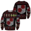 Attack On Titan Ugly Christmas Sweater Hoodie Garrison Anime For Fansproduct photo 1