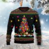 Autism Tree And Christmas Gift Ugly Christmas Sweater Product Photo 1