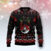 Black Cat Ornament Christmas Gift All Over Print Ugly Christmas Sweater Product Photo 1