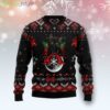 Black Cat Ornament Christmas Gift All Over Print Ugly Christmas Sweater Product Photo 1