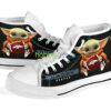 Broncos Team Sport Lover High Top Shoes Cute Baby Yoda Fan Product Photo 1