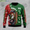 Bulldog We Woof You Dog Lover Ugly Christmas Sweater Product Photo 1