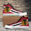 Chicago Blackhawks Team Sport Lover High Top Shoes Product Photo 1