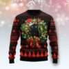 Cute Black Cat Ugly Christmas Sweater For Men And Women Product Photo 1