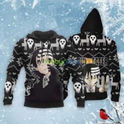 Death the Kid Ugly Christmas Sweater Hoodie Custom Anime Soul Eater For Fansproduct photo 3