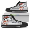 Denver Broncos Team Sport Lover High Top Shoes Fan Product Photo 1