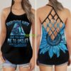 Diabetes Awareness Month Everything Hurt Dragon Sunflower Lover Cross Tank Top Product Photo 1