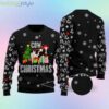 Ho Ho Ho Cow Ugly Christmas Sweater For Men And Women Product Photo 1