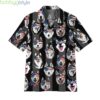 Husky Meriacan Flag Glasses Hawaiian Shirt For Men And Womenproduct photo 1