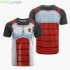 King Vegeta Uniform Dragon Ball Amine 3D T-Shirt For Fans Product Photo 1