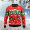 Lovely Giraffe Red Balls Ugly Christmas Sweater Product Photo 1