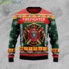 Lover Firefighter Xmas Best Gift Ugly Christmas Sweater Product Photo 1