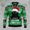 Meowy Black Cat Meowy Christmas Ugly Christmas Sweater Product Photo 1