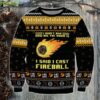 Merry Christmas Fireball Ugly Christmas Sweater For Men And Women Product Photo 1