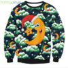 Moon Christmas Ugly Christmas Sweater For Men And Women Product Photo 1