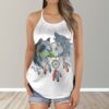 Native Dream Catcher Wolf Cross Tank Top Product Photo 1