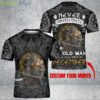 Never Underestimate An Old Man Who Was Born In December Viking Blood 3D T-Shirt Product Photo 1