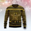 Oh Christmas Bee All Over Print Ugly Christmas Sweater Product Photo 1