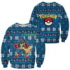 Pokemon Ugly Christmas Sweater Hoodie Custom Lucario Anime For Fansproduct photo 1