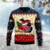 Red Car Home For The Holidays Michigan Ugly Christmas Sweater Product Photo 1