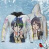 Rent A Girlfriend Ruka Sarashina All Over Printed 3D Shirt Anime Fans Product Photo 1