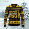 Saxophone The Instrument For Intellegent People Ugly Christmas Sweater For Men And Women Product Photo 1