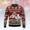 Shih Tzu I Love You More Than Toilet Paper Ugly Christmas Sweater Product Photo 1