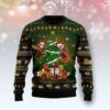 Sloth Christmas Tree Gift Ugly Christmas Sweater Product Photo 1