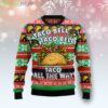 Taco Bell Taco Bell Taco All The Way Ugly Christmas Sweater Product Photo 1