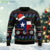 Texas Bluebonnet Map Santa Hat Ugly Christmas Sweater Product Photo 1