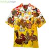 Thanksgiving Turkey With Beer Hawaiian Shirt For Men And Women Product Photo 1