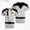 Zanime White Uniform Mobile Suit Gundam Anime 3D T-Shirt For Fans Product Photo 1