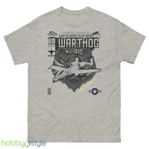 A 10 Warthog Limited Edition Comic Air Force shirt - 500 Men’s Classic Tee Gildan