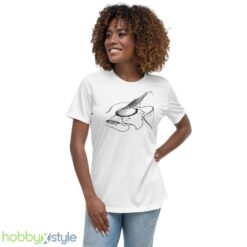 Acoustic Guitar T-Shirt Musician Tee Think Out Loud Apparel - Women's Relaxed Short Sleeve Jersey Tee