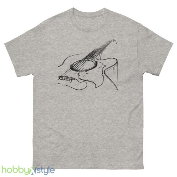 Acoustic Guitar T-Shirt Musician Tee Think Out Loud Apparel - 500 Men’s Classic Tee Gildan