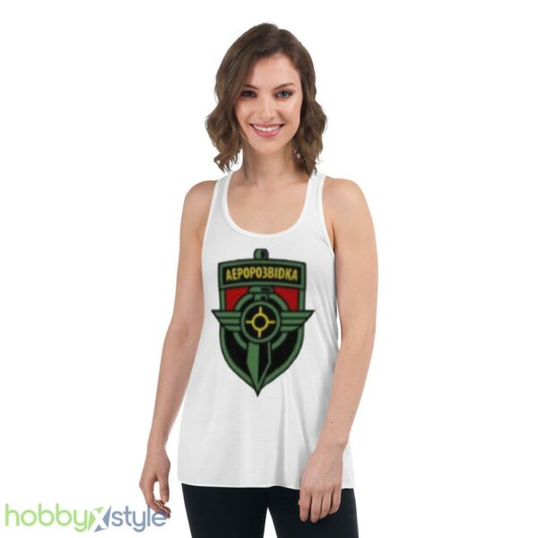 Aerorozvidka Logo Military Army shirt - Women's Flowy Racerback Tank