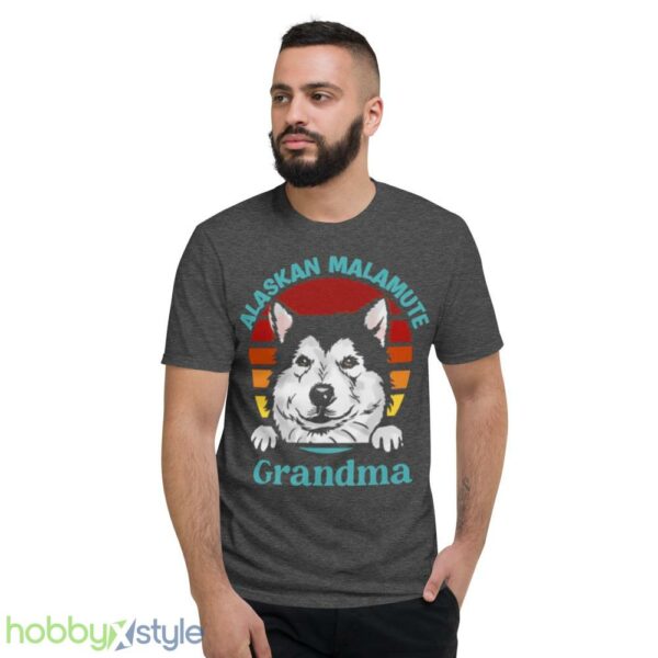 Alaskan Malamute Grandma shirt - Short Sleeve T-Shirt-1