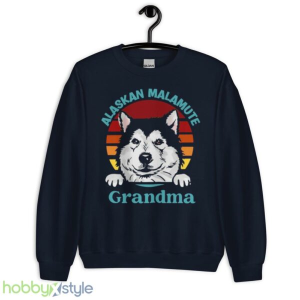 Alaskan Malamute Grandma shirt - Unisex Crewneck Sweatshirt-1