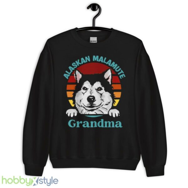 Alaskan Malamute Grandma shirt - Unisex Crewneck Sweatshirt