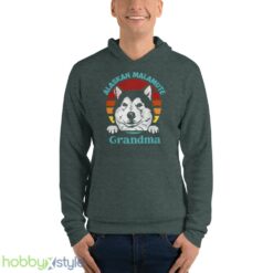 Alaskan Malamute Grandma shirt - Unisex Fleece Pullover Hoodie-1