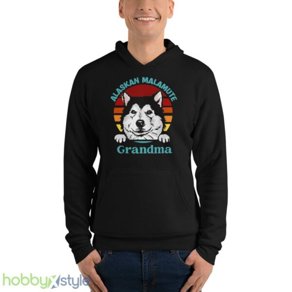 Alaskan Malamute Grandma shirt - Unisex Fleece Pullover Hoodie