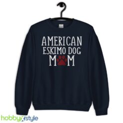 American Eskimo Dog Mom shirt - Unisex Crewneck Sweatshirt-1
