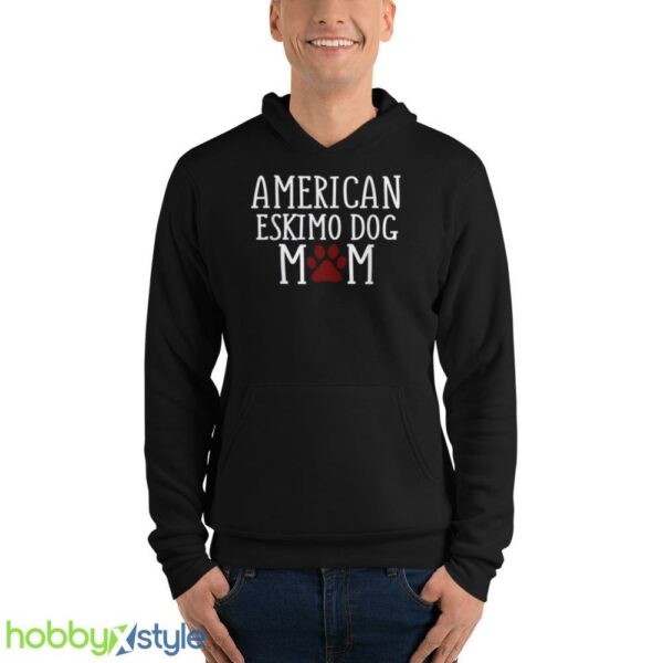 American Eskimo Dog Mom shirt - Unisex Fleece Pullover Hoodie