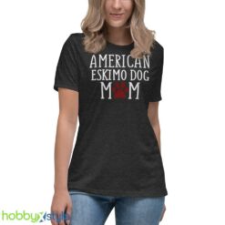 American Eskimo Dog Mom shirt - Women's Relaxed Short Sleeve Jersey Tee-1
