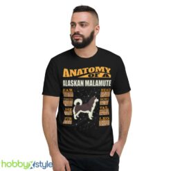 Anatomy Of A Alaskan Malamute shirt - Short Sleeve T-Shirt