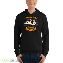 Anatomy Of A French Bulldog Funny Pet Frenchie Dog shirt - Unisex Fleece Pullover Hoodie